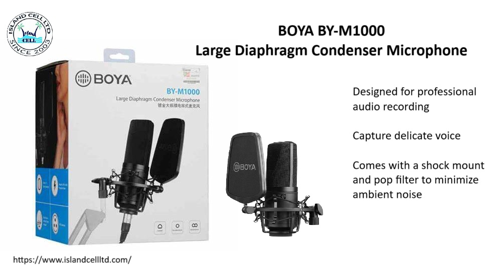 BOYA BY-M1000 Large Diaphragm Condenser Microphone